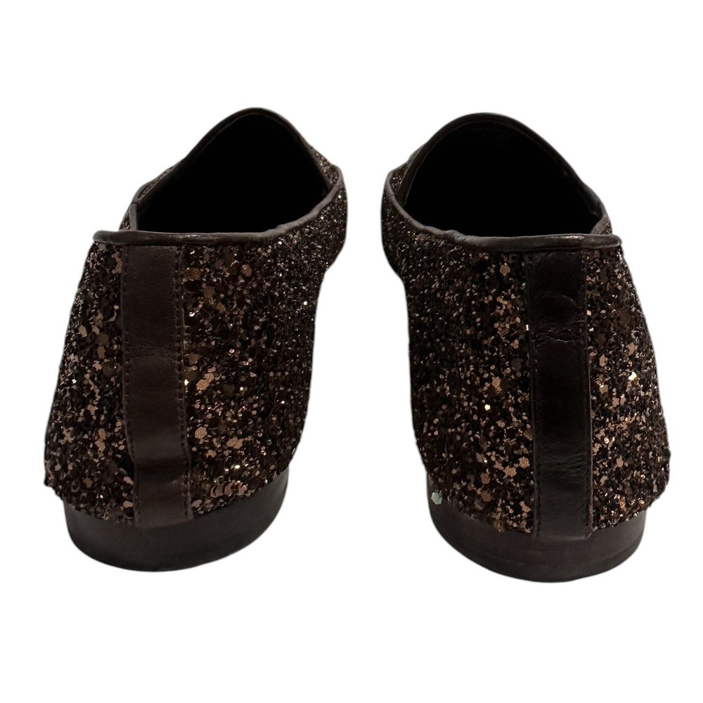 Donald Pliner Women's Denny Loafer Style Slip-On Shoes Sz 10 Bronze Sparkle - Picture 2 of 6